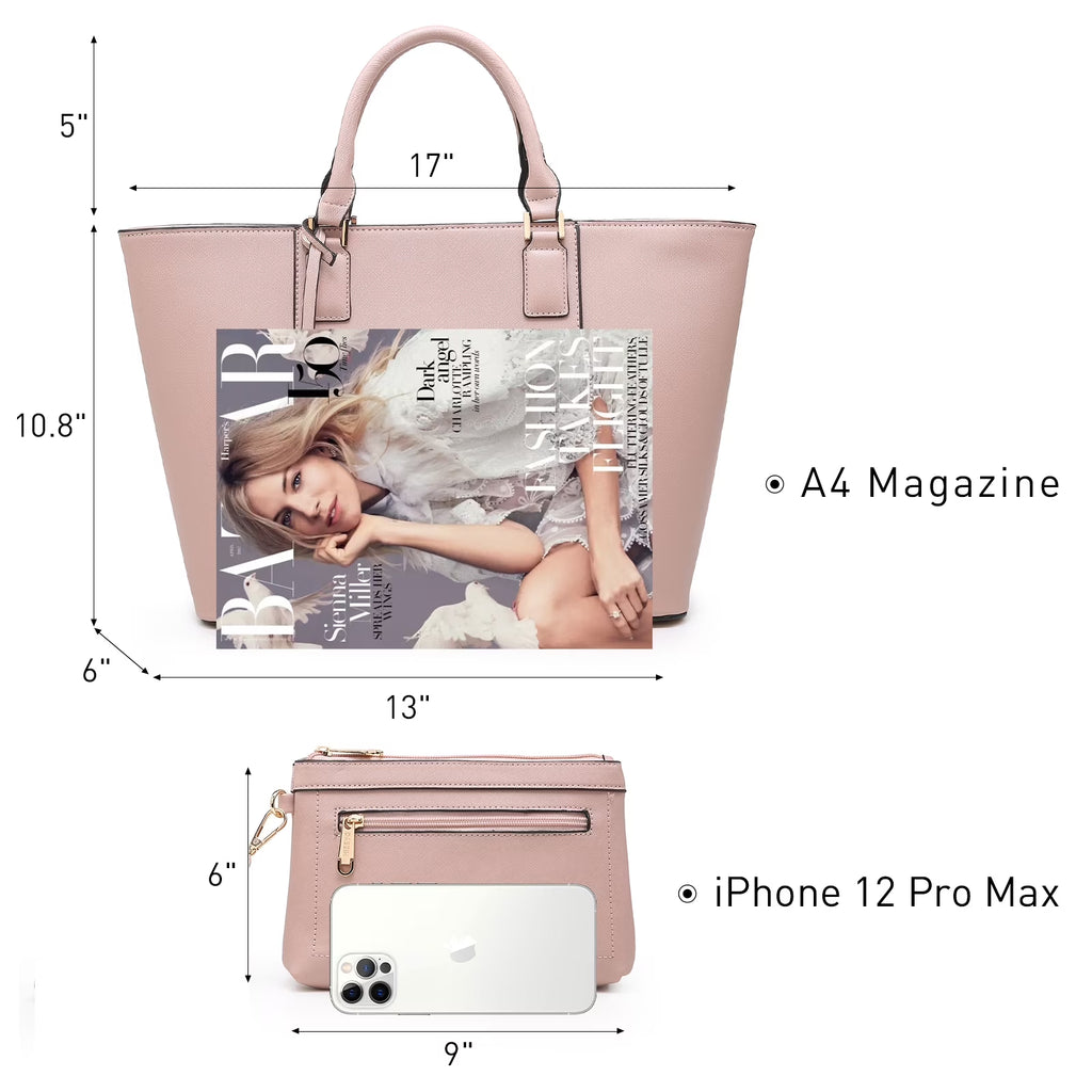 Women'S Handbags Purses Large Tote Shoulder Bag Top Handle Satchel Bag for Work