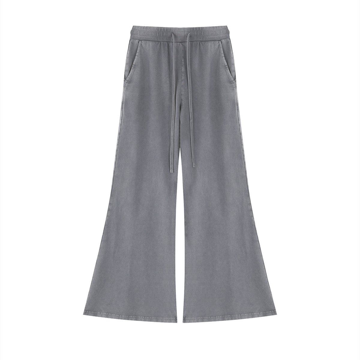 Women’s Vintage Wash Flared Sweatpants - Cement Gray