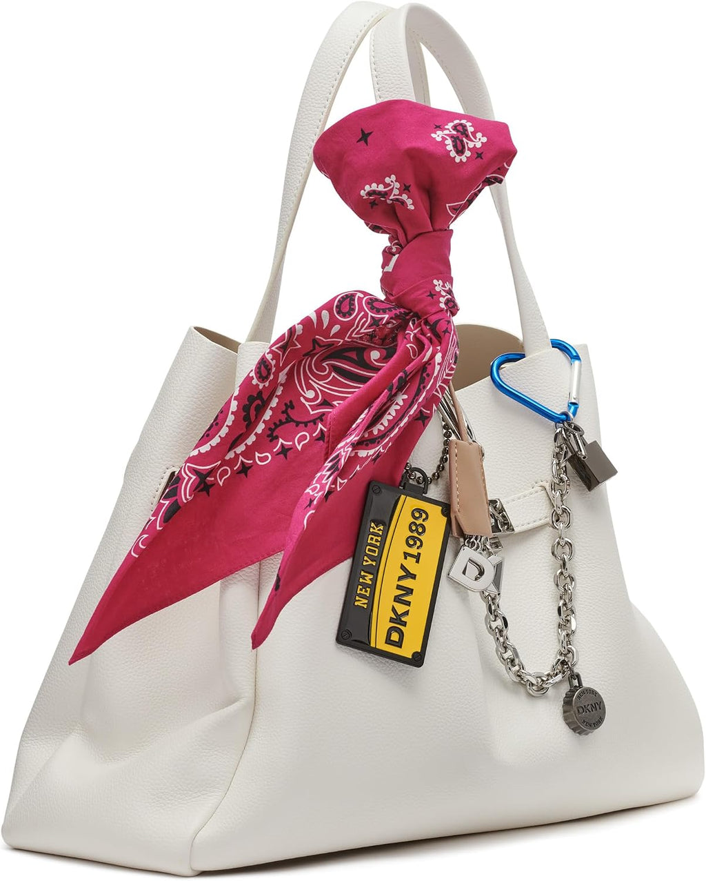 DKNY Women'S Bryar Large Slouchy Tote Bag with Charms