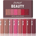 Velvet Matte Lipstick Set 8Pcs Waterproof Long Wearing Moisturizing Lip Glaze Non Transfer Smudge Proof Lip Color