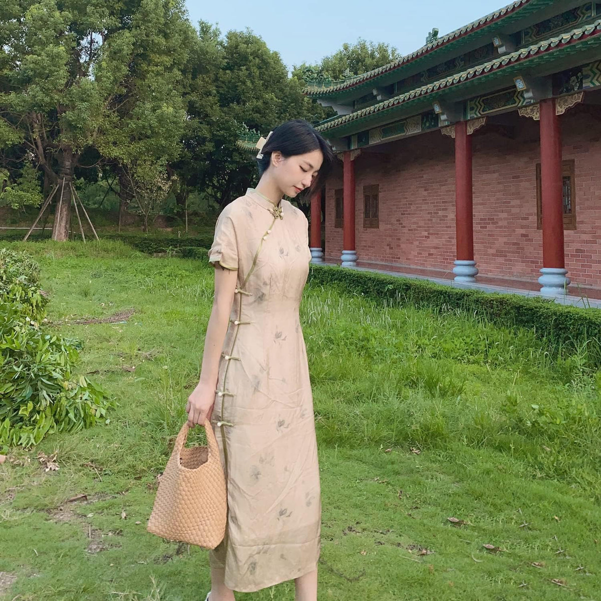 JINMANXUE Small Woven Bag for Women Cute Hobo Tote Handbag Mini Clutch Purse Vegan Leather Crossbody Shoulder Handmade Bags