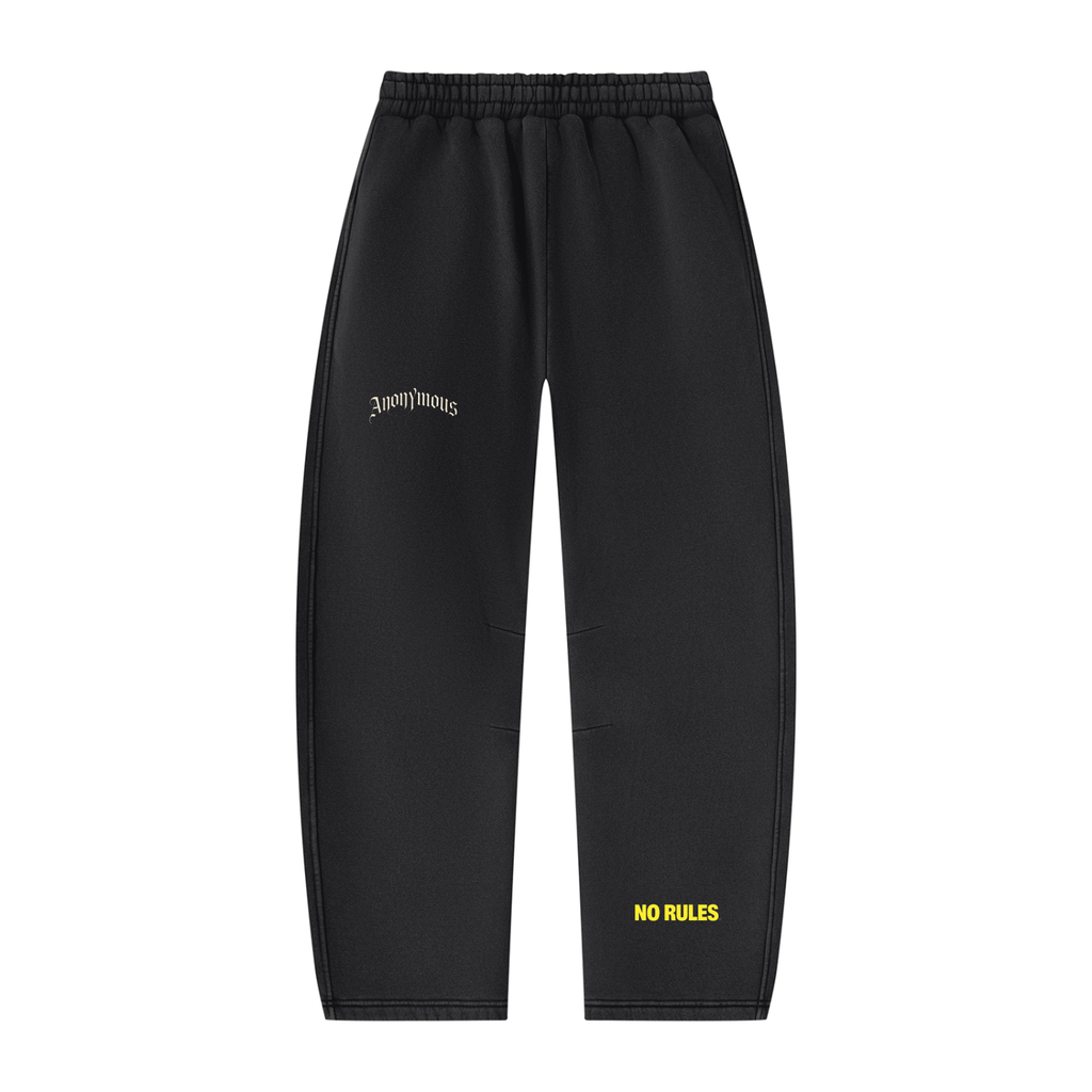 Unisex Vintage Wash Barrel Leg Fleece Sweatpants