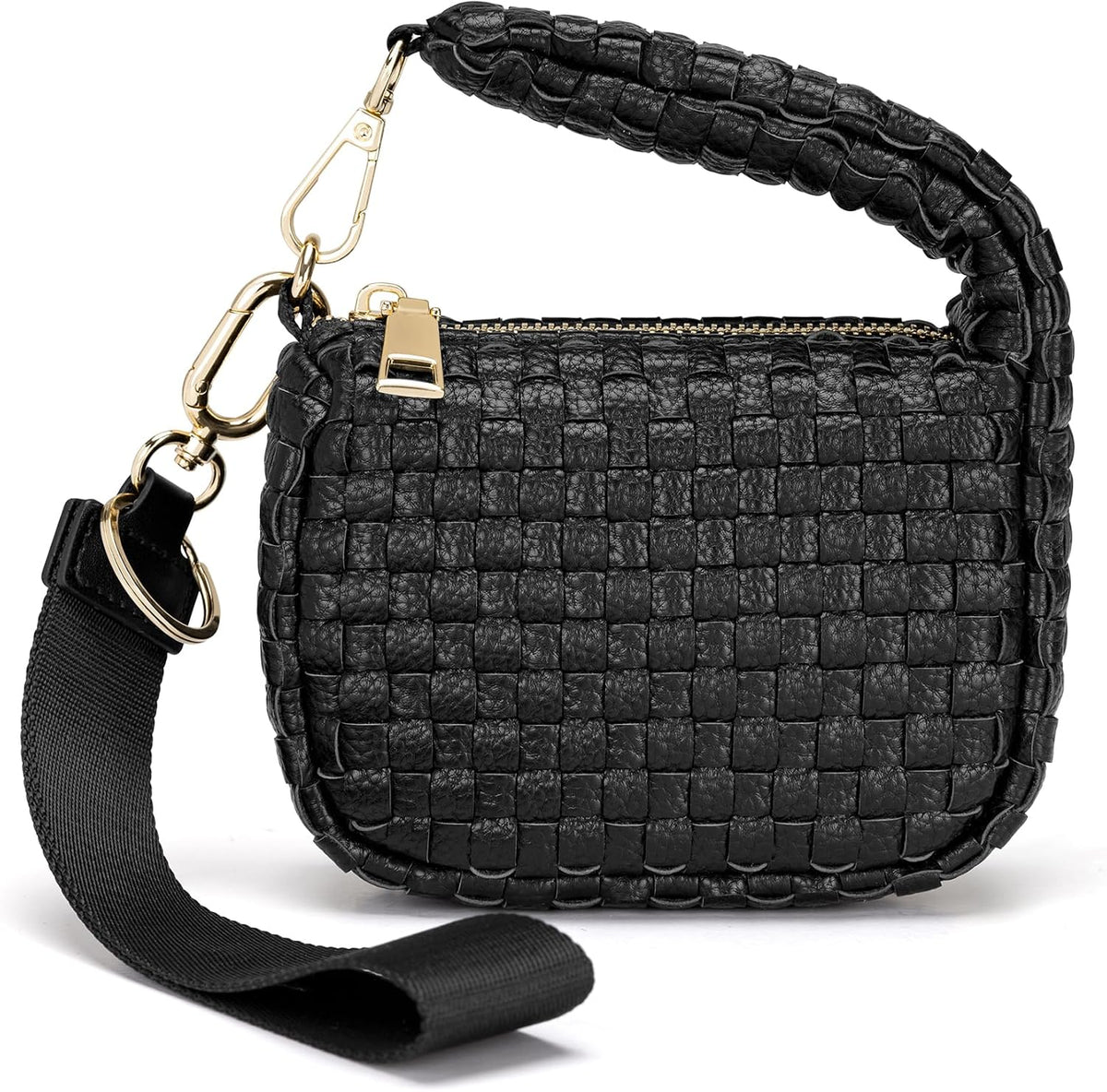Mini Quilted Wristlet Bag for Women, Puffer Handbags,Evening Bags,Charm Lipstick Bag,Cute Bag Charm for Gift