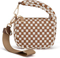 Mini Quilted Wristlet Bag for Women, Puffer Handbags,Evening Bags,Charm Lipstick Bag,Cute Bag Charm for Gift