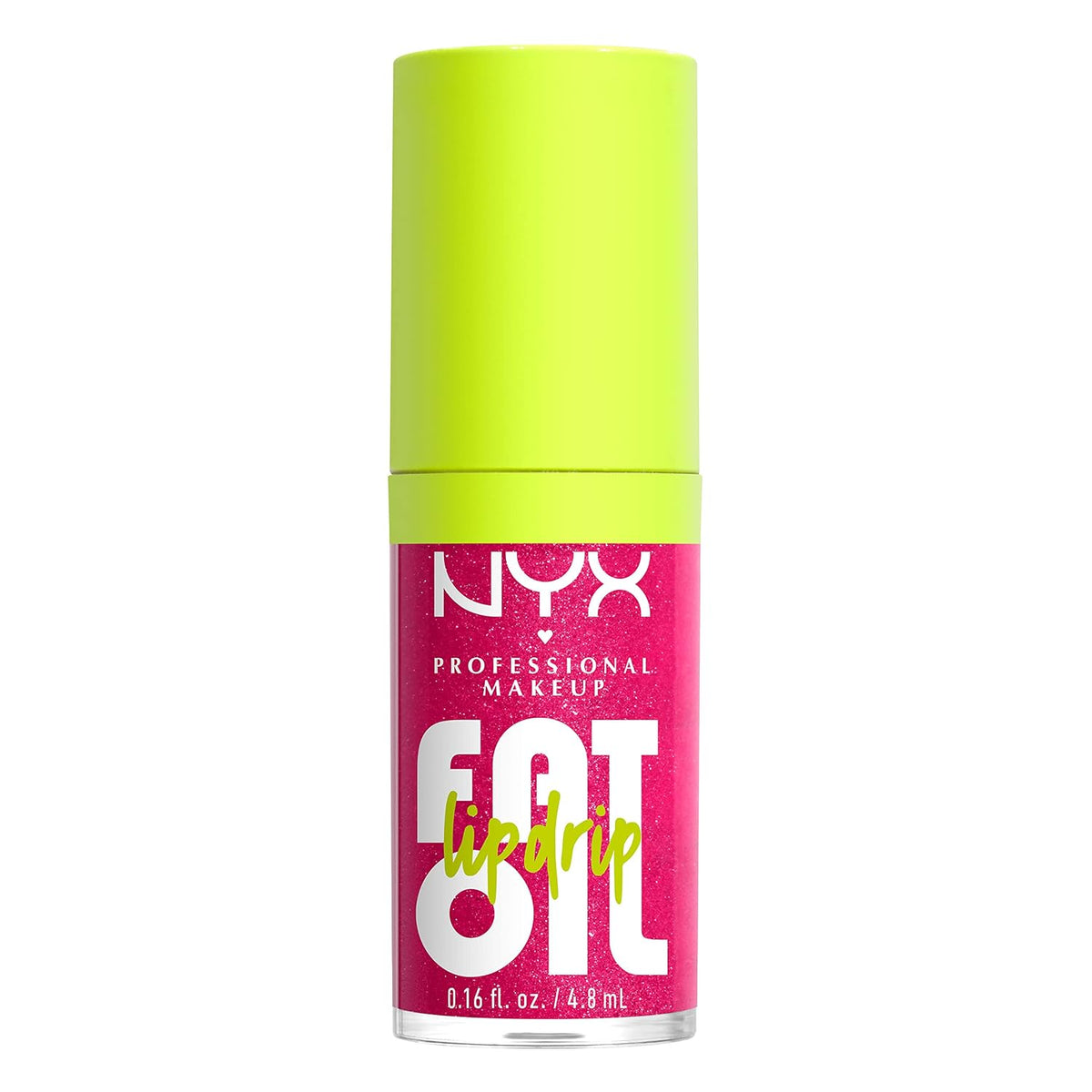 NYX PROFESSIONAL MAKEUP Fat Oil Lip Drip, Moisturizing Lip Oil Gloss, Vegan Tinted Formula, up to 12 HR Hydration - Supermodel (Shimmering Magenta)