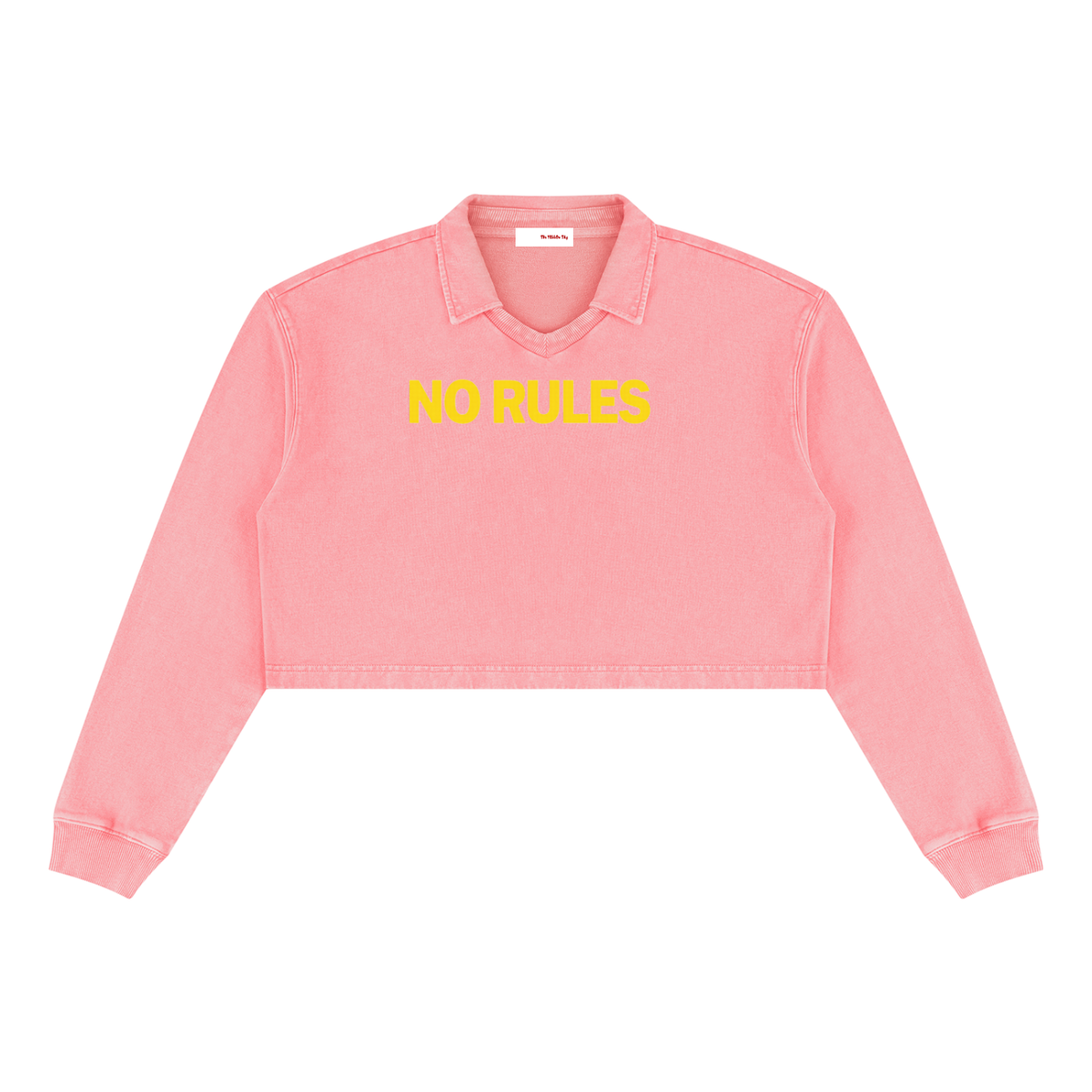 Women’s Vintage Wash Crop Sweatshirt - Pink