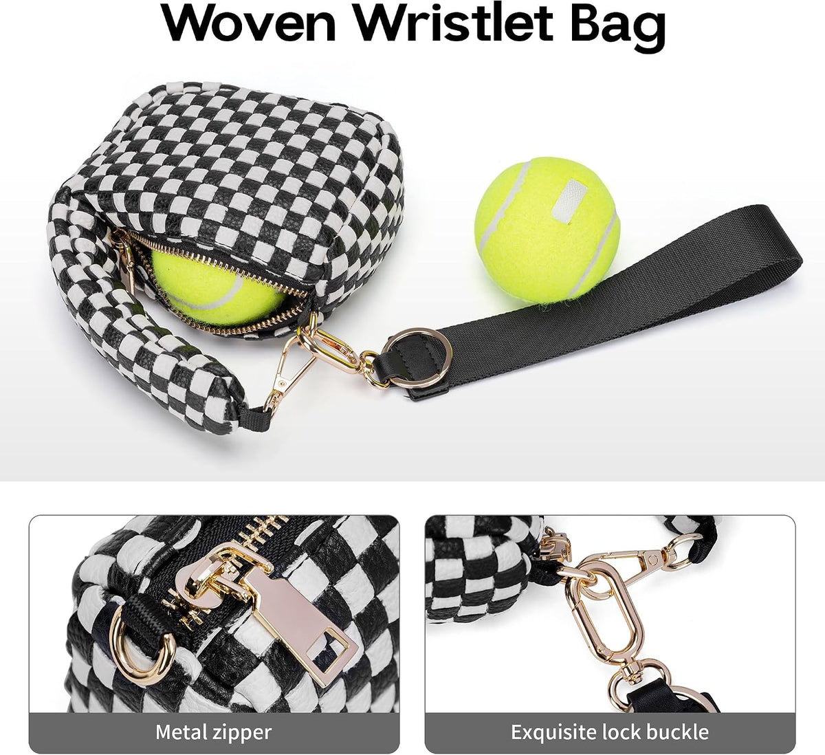 Mini Quilted Wristlet Bag for Women, Puffer Handbags,Evening Bags,Charm Lipstick Bag,Cute Bag Charm for Gift