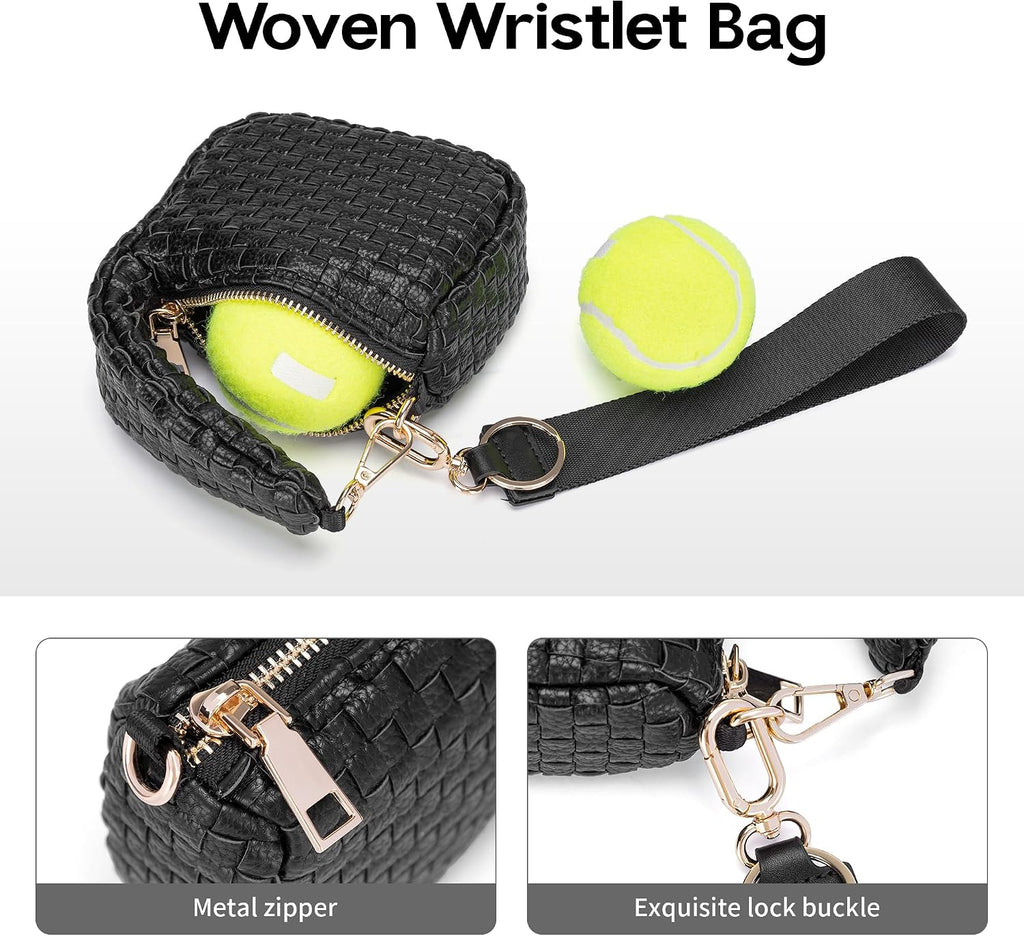 Mini Quilted Wristlet Bag for Women, Puffer Handbags,Evening Bags,Charm Lipstick Bag,Cute Bag Charm for Gift